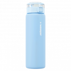 Szklana butelka filtrująca Wessper ActiveMax Clarti Glass 680 ml niebieska w zestawie z 2 filtrami