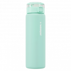 Butelka filtrująca szklana Wessper ActiveMax Clarti Glass miętowa 680 ml w zestawie z 2 filtrami