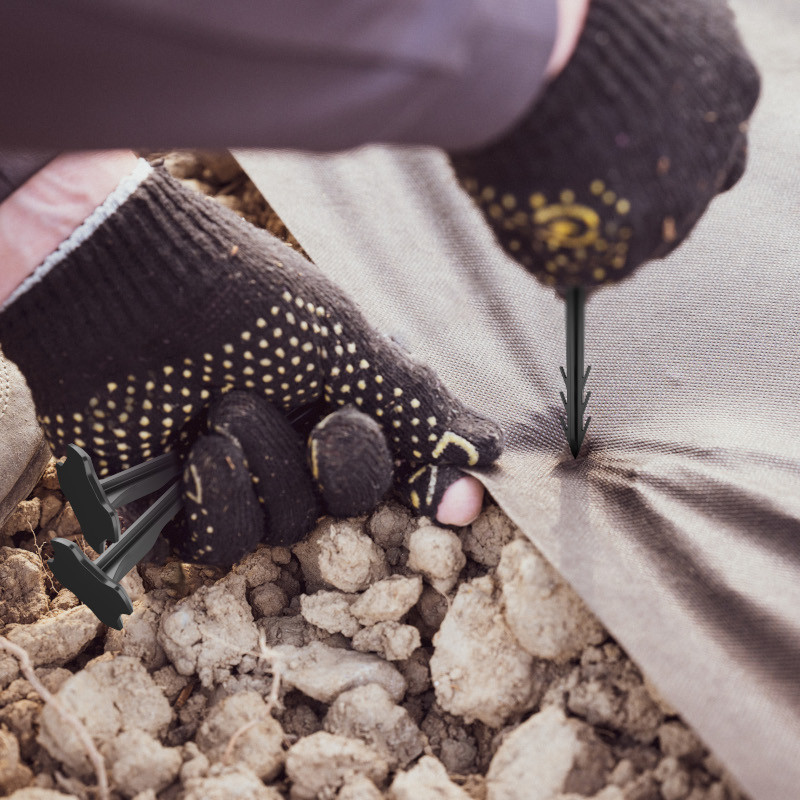 Kotwa gruntowa, mocująca do obrzeży Sillar 12 cm, tworzywo sztuczne - 100 szt. Kotwa gruntowa, mocująca do obrzeży Sillar 12 cm, tworzywo sztuczne - 100 szt.