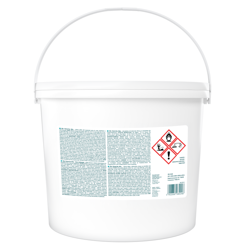 Tabletki chlorowe do basenu (białe) Chlorine Tabs White Sillar 200g, opak. 5kg Tabletki chlorowe do basenu (białe) Chlorine Tabs White Sillar 200g, opak. 5kg