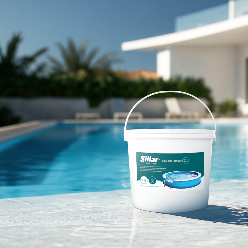 Granulat do podwyższania wartości pH wody basenowej Balancer pH+ Granules Sillar 5kg Granulat do podwyższania wartości pH wody basenowej Balancer pH+ Granules Sillar 5kg