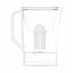 Dzbanek filtrujący Wessper D3 Slim 2,7 l biały z filtrem Aquaclassic w zestawie z 2 filtrami