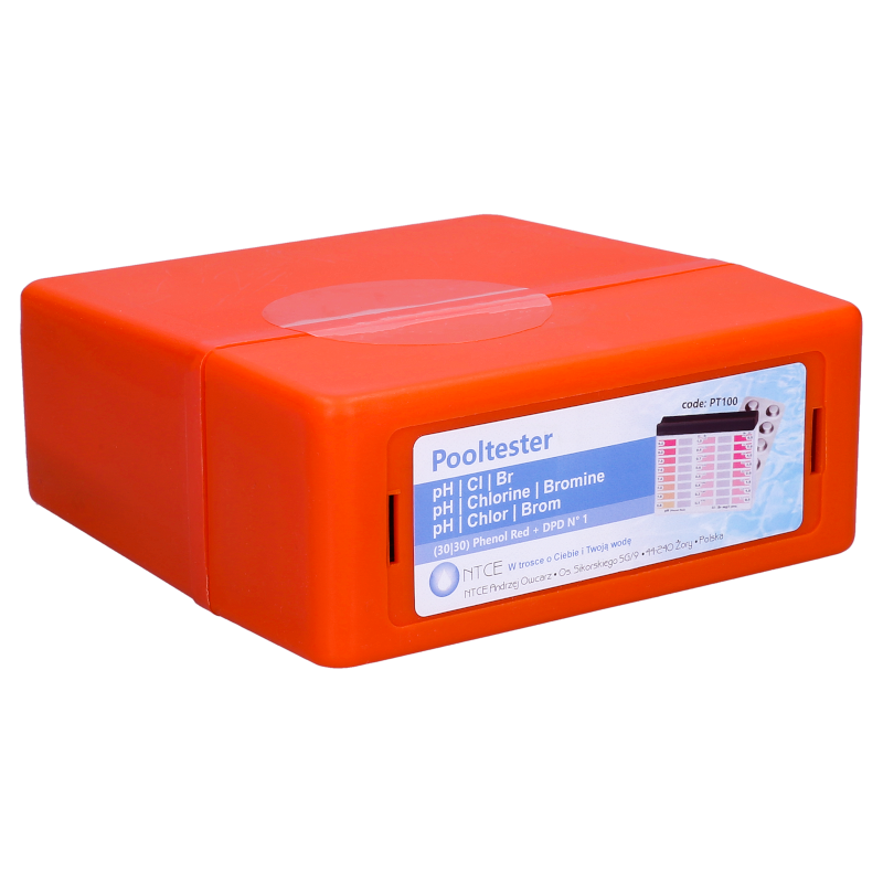 Tester do pomiaru pH wody w basenie, jacuzzi - tabletkowy Tester do pomiaru pH wody w basenie, jacuzzi - tabletkowy