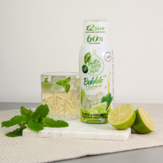 Syrop (koncentrat) FruttaMax limonka, bez i mięta bez cukru do saturatora 500ml