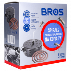 Bros spirala na owady z dekoracyjną osłonką