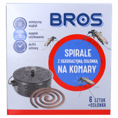 Bros spirala na owady z dekoracyjną osłonką