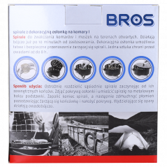 Bros spirala na owady z dekoracyjną osłonką