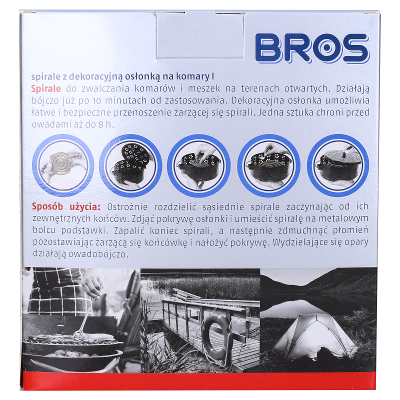 Bros spirala na owady z dekoracyjną osłonką Bros spirala na owady z dekoracyjną osłonką