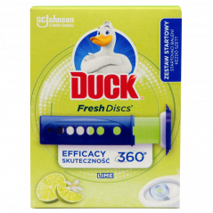 Duck Fresh Discs Limonka – Żelowe Krążki do Toalety 6 szt. + Aplikator