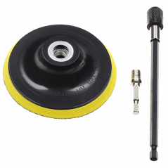 Zestaw gąbek, padów i szczotek Sillar montowanych na wiertarkę lub wkrętarkę 23 elementy