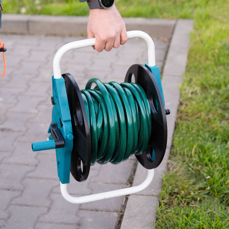 Stojak na wąż ogrodowy Sillar 31 x 31 x 45 cm Stojak na wąż ogrodowy Sillar 31 x 31 x 45 cm