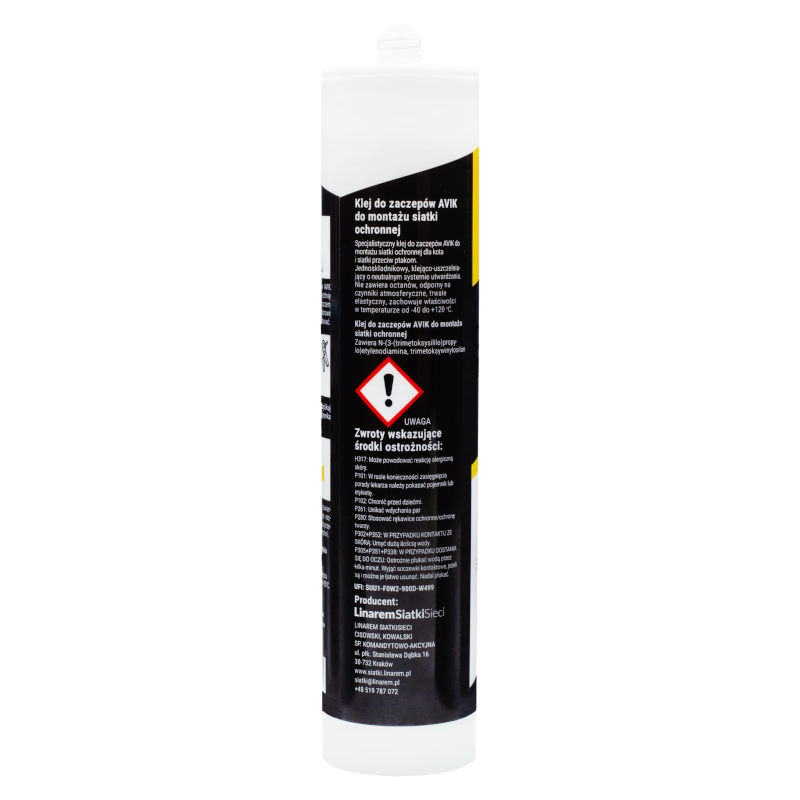 AVIK – Klej do zaczepów i montażu siatki ochronnej 310 ml AVIK – Klej do zaczepów i montażu siatki ochronnej 310 ml