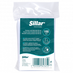 Koszulki na karty kolekcjonerskie Sillar 90 mikronów 65 x 100 mm - 100 szt.