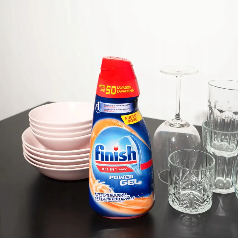 Finish All-in-1 Max Power Gel - żel do mycia naczyń w zmywarce, pomarańczowy 1000 ml