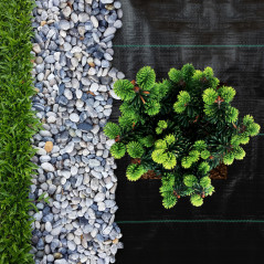 Agrowłóknina czarna Sillar 90g/m2 2x5m