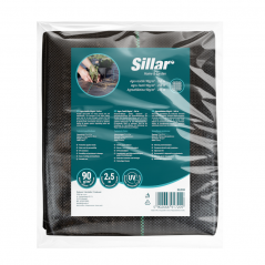Agrowłóknina czarna Sillar 90g/m2 2x5m