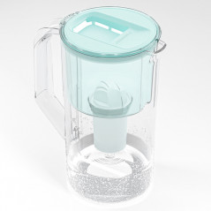 Dzbanek filtrujący Wessper D1 Solid  2,8 l miętowy z filtrem Aquaclassic