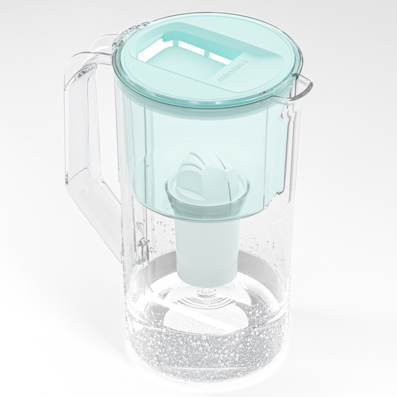 Dzbanek filtrujący Wessper D1 Solid 2,8 l miętowy z filtrem Aquaclassic Dzbanek filtrujący Wessper D1 Solid 2,8 l miętowy z filtrem Aquaclassic