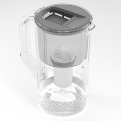 Dzbanek filtrujący Wessper D1 Solid Aquaclassic 2,8 l szary z filtrem Aquaclassic