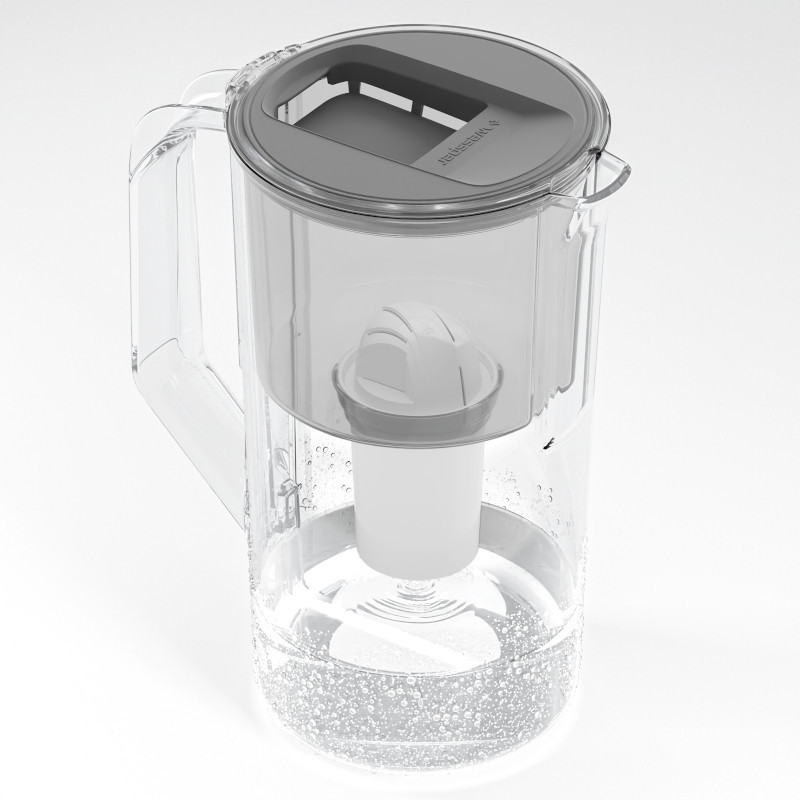 Dzbanek filtrujący Wessper D1 Solid Aquaclassic 2,8 l szary z filtrem Aquaclassic Dzbanek filtrujący Wessper D1 Solid Aquaclassic 2,8 l szary z filtrem Aquaclassic