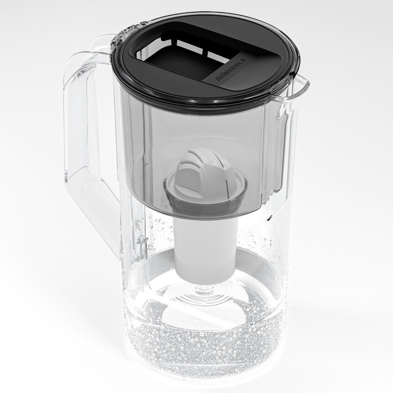 Dzbanek filtrujący Wessper D1 Solid Aquaclassic 2,8 l czarny z filtrem Aquaclassic Dzbanek filtrujący Wessper D1 Solid Aquaclassic 2,8 l czarny z filtrem Aquaclassic