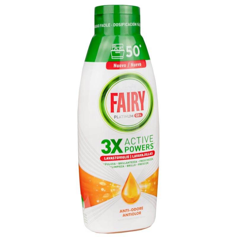 Fairy żel do zmywarki Platinum przeciwzapachowy 900 ml
