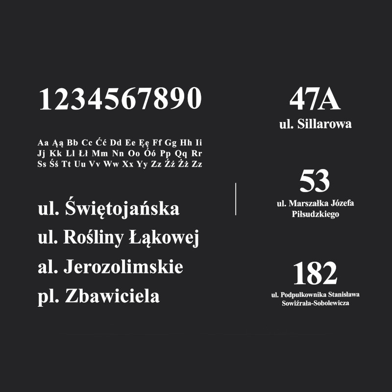 Skrzynka na listy 32,3×18,5×5cm czarna Sillar z personalizowanym nadrukiem adresu Skrzynka na listy 32,3×18,5×5cm czarna Sillar z personalizowanym nadrukiem adresu
