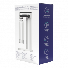 Saturator do wody Aquafloow Bubbwater biały