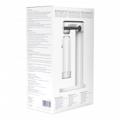 Saturator do wody Aquafloow Bubbwater biały