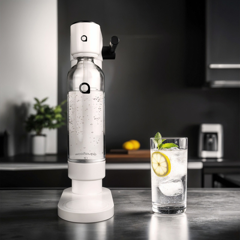 Saturator do wody Aquafloow Bubbwater biały Saturator do wody Aquafloow Bubbwater biały