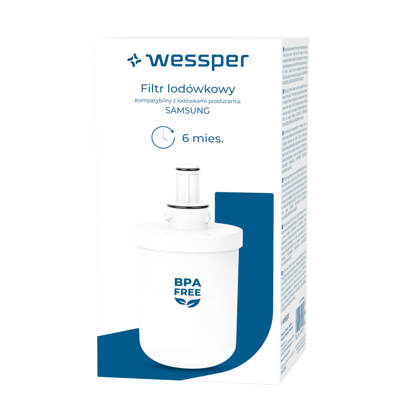 Filtr wody Wessper kompatybilny z lodówkami Samsung Filtr wody Wessper kompatybilny z lodówkami Samsung
