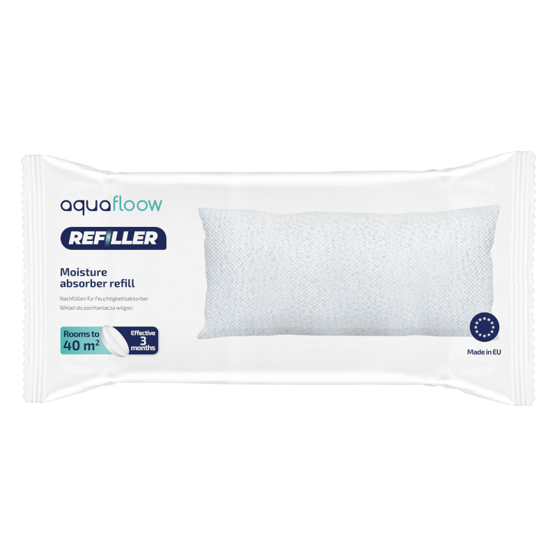 Pochłaniacz wilgoci z 4 wkładami AquaFloow 500 g Pochłaniacz wilgoci z 4 wkładami AquaFloow 500 g
