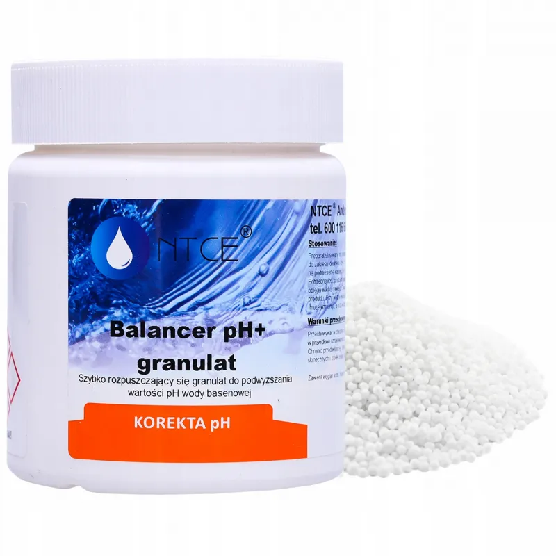 Balancer pH plus - granulat podwyższający wartości pH wody basenowej NTCE 500 g