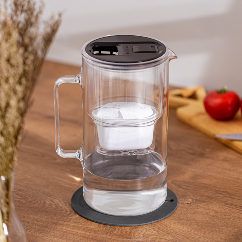 Silikonowa podkładka kucharska 2w1 Wessper czarna – do dzbanków i gorących naczyń Silikonowa podkładka kucharska 2w1 Wessper czarna – do dzbanków i gorących naczyń