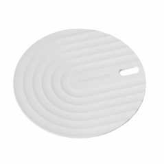 Silikonowa podkładka kucharska 2w1 Wessper biała – do dzbanków i gorących naczyń