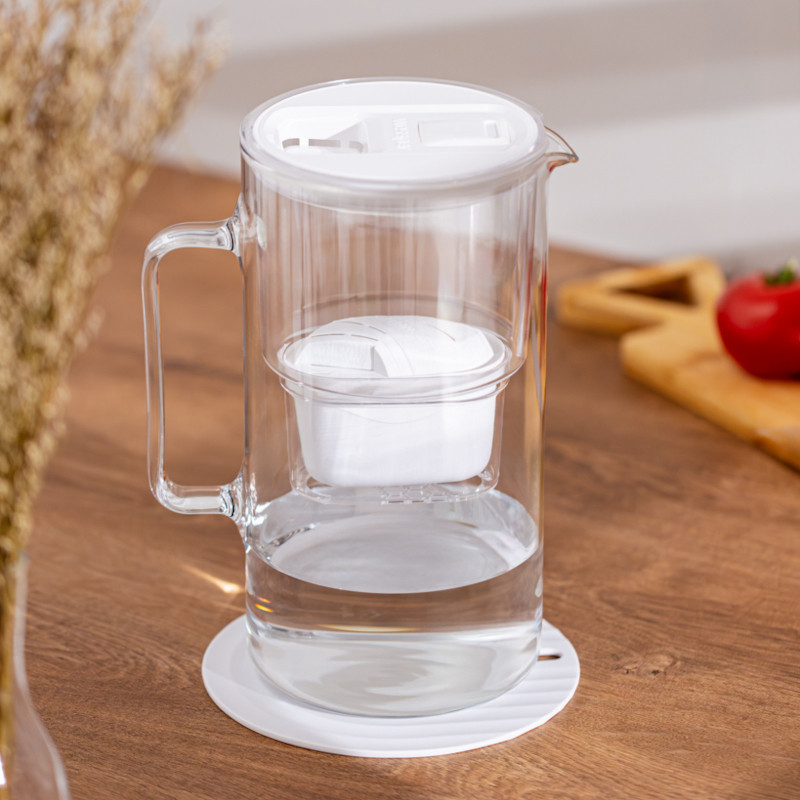 Silikonowa podkładka kucharska 2w1 Wessper biała – do dzbanków i gorących naczyń Silikonowa podkładka kucharska 2w1 Wessper biała – do dzbanków i gorących naczyń