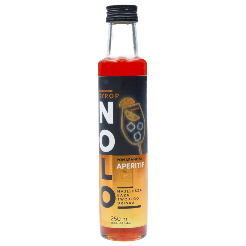 NOLO Syrop Aperitif bezalkoholowy 250 ml – gorzka pomarańcza.