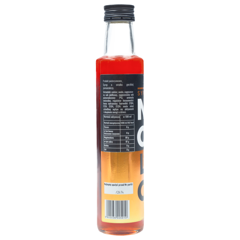 NOLO Syrop Aperitif bezalkoholowy 250 ml – gorzka pomarańcza.