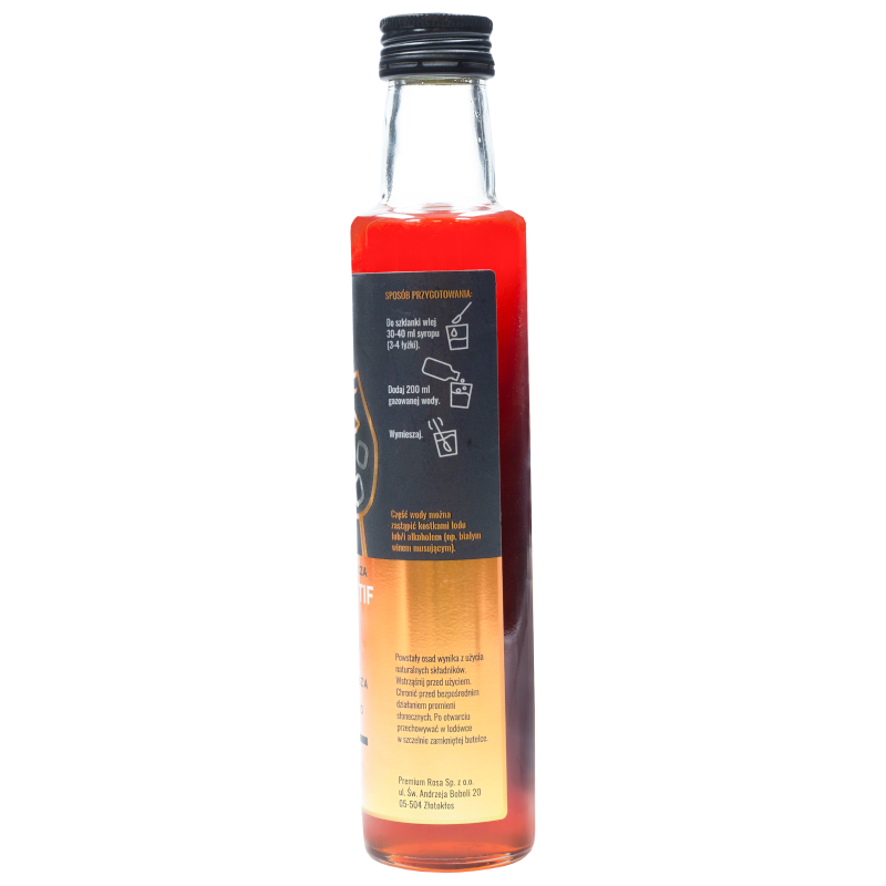 NOLO Syrop Aperitif bezalkoholowy 250 ml – gorzka pomarańcza.