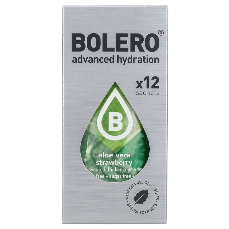 Napój w proszku Bolero Sticks  Aloe Vera Strawberry bez cukru - 12 x 3 g