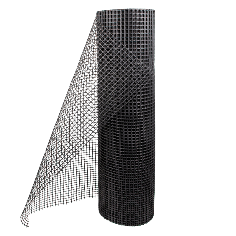 Siatka ogrodowa i przeciw kretom Sillar 120cm x 15m, czarna, 320g/mb
