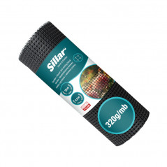Siatka ogrodowa/rabatowa i przeciw kretom Sillar 60cm x 25m, czarna, 320g/mb