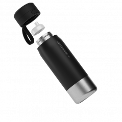 Butelka filtrująca wessper B2 Stainless Steel Actitex™ 0,7 l – czarna