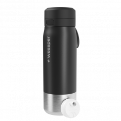 Butelka filtrująca wessper B2 Stainless Steel Actitex™ 0,7 l – czarna