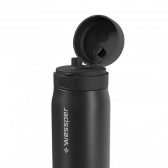 Butelka filtrująca wessper B2 Stainless Steel Actitex™ 0,7 l – czarna