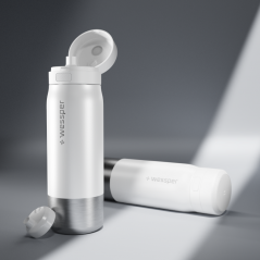 Butelka filtrująca wessper B2 Stainless Steel Actitex™ 0,7 l – biała