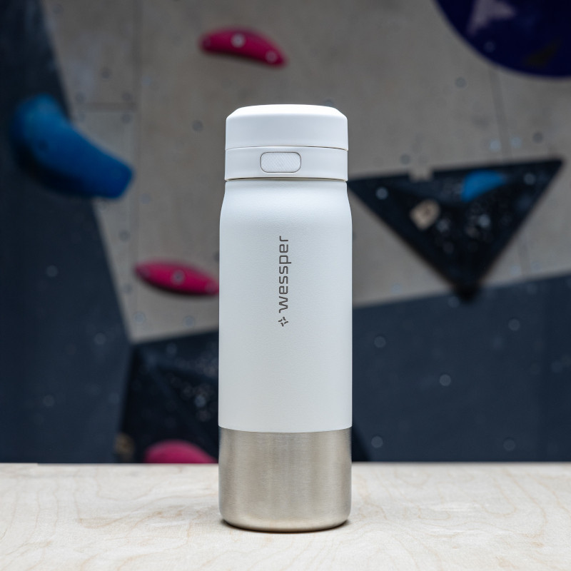 Butelka filtrująca Wessper B2 Stainless Steel Actitex™ 0,7 l – biała