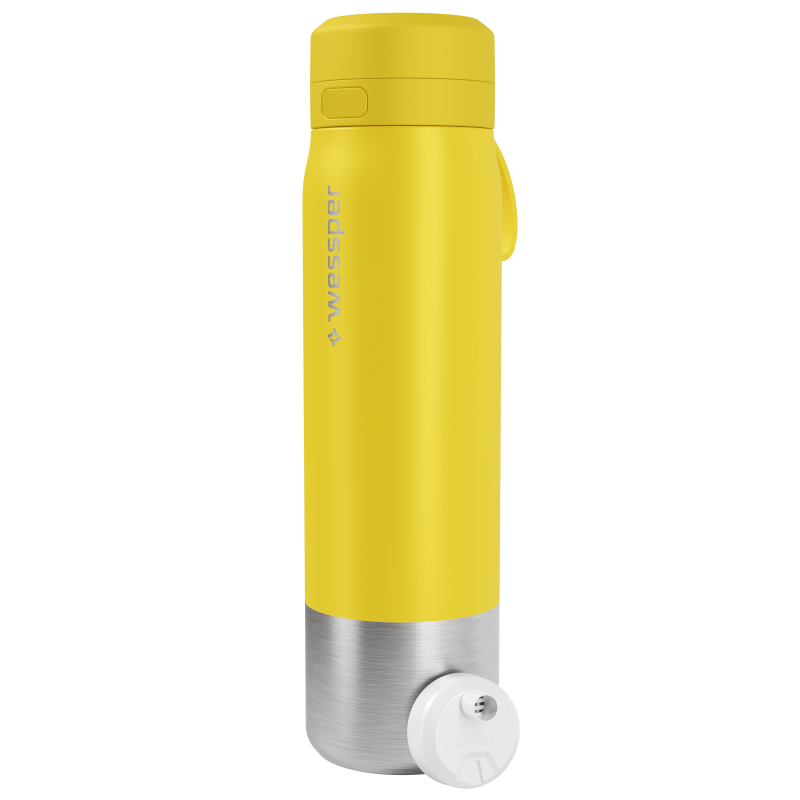 Butelka filtrująca Wessper B2 Stainless Steel Actitex™ 1 l – żółta