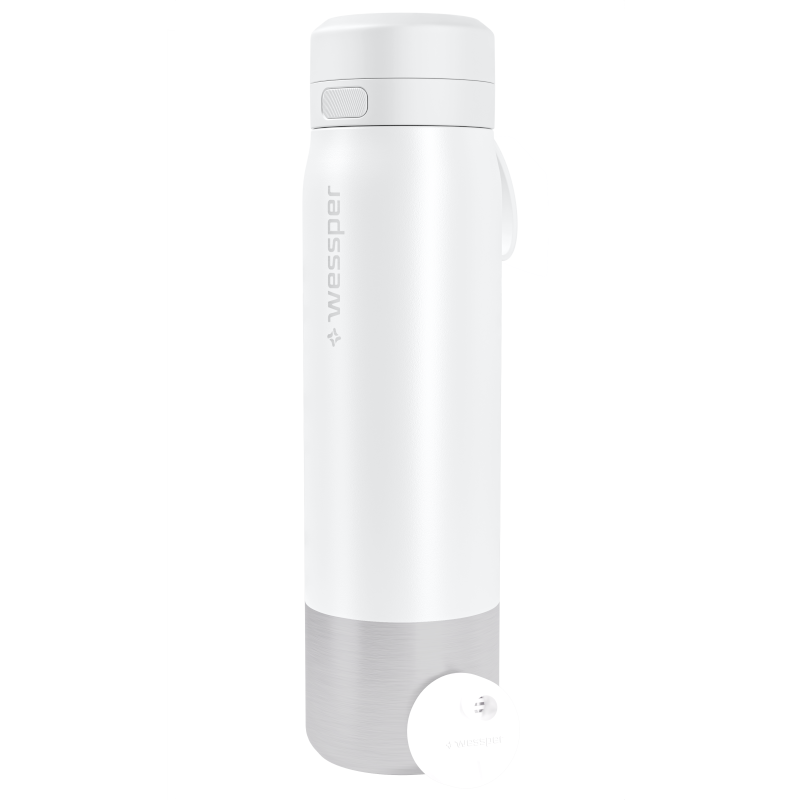Butelka filtrująca wessper B2 Stainless Steel Actitex™ 1 l – biała