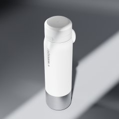 Butelka filtrująca wessper B2 Stainless Steel Actitex™ 1 l – biała